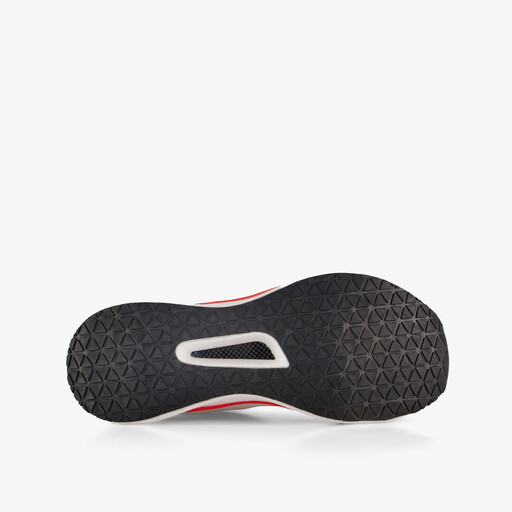 Heren hardloopschoenen wit oranje