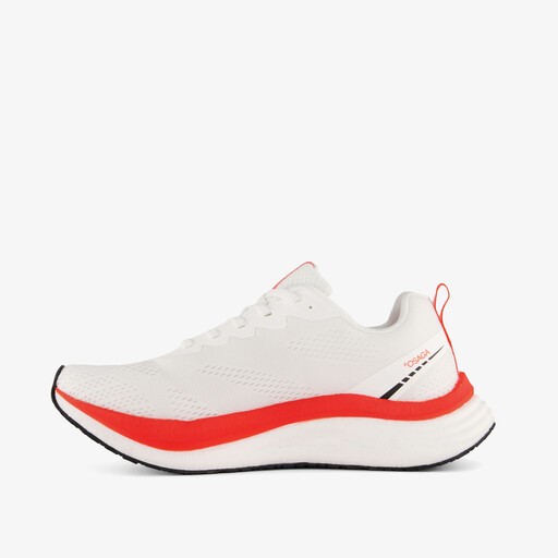 Heren hardloopschoenen wit oranje