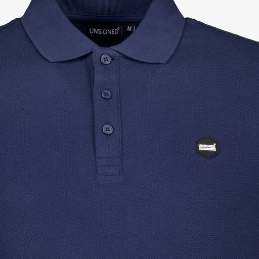 Heren polo donkerblauw