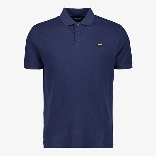 Heren polo donkerblauw