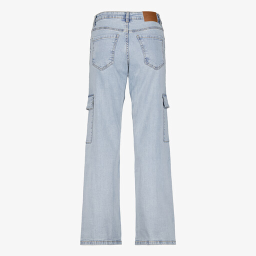 Dames cargo jeans lichtblauw