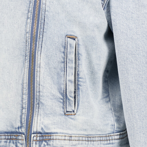 Dames denim spijkerjas blauw