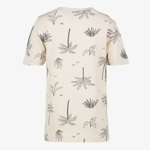 Jongens T-shirt met palmbomen beige