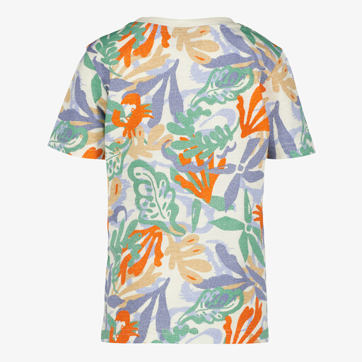 Jongens T-shirt met bladerenprint
