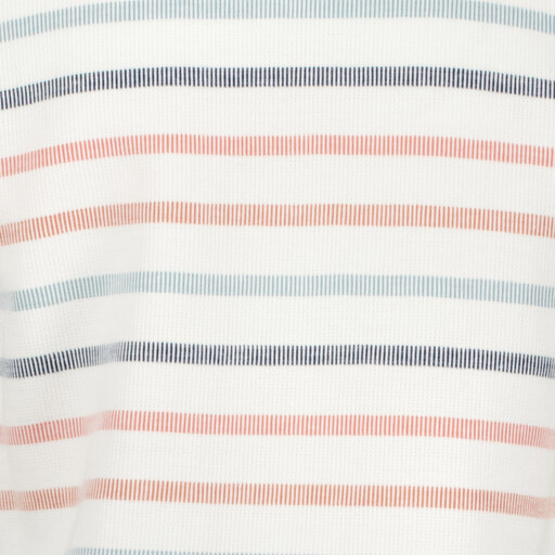 Gestreept jongens T-shirt wit pastel