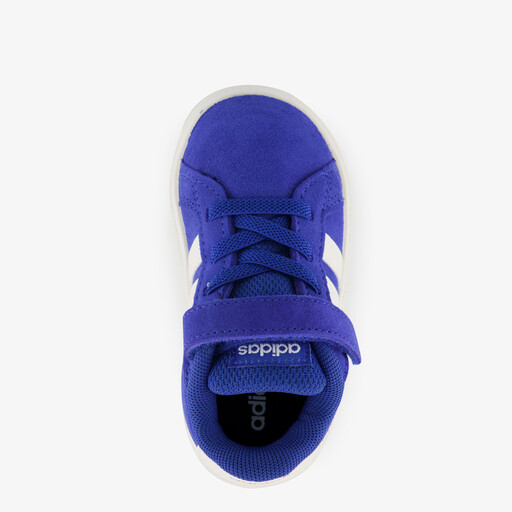 Grand Court 00s kinder sneakers blauw wit