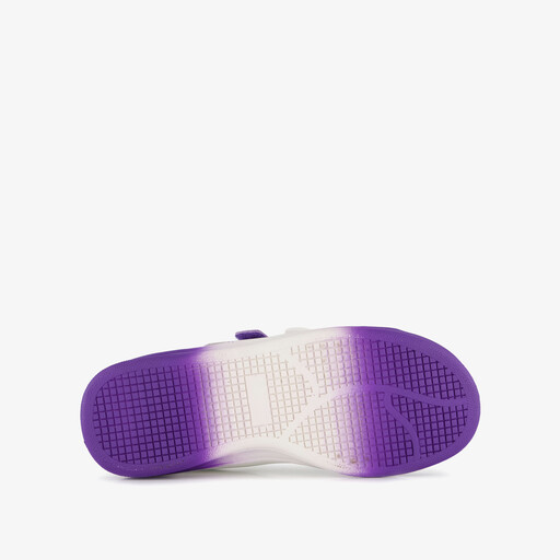 Meisjes sneakers met softijs paars wit