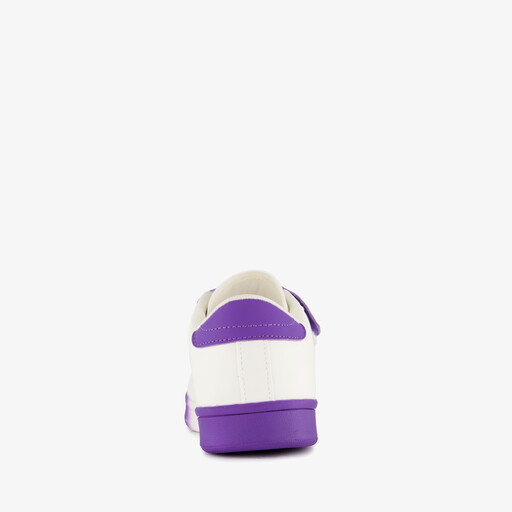 Meisjes sneakers met softijs paars wit