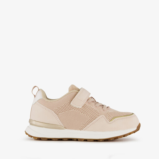 Meisjes sneakers beige