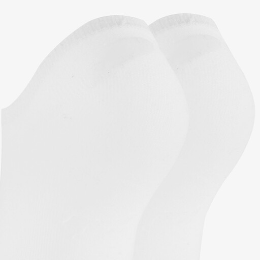 5 paar unisex footies wit