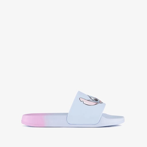 Kinder badslippers blauw roze