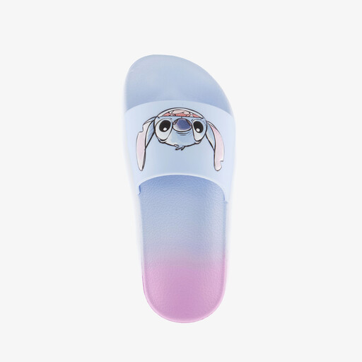 Kinder badslippers blauw roze