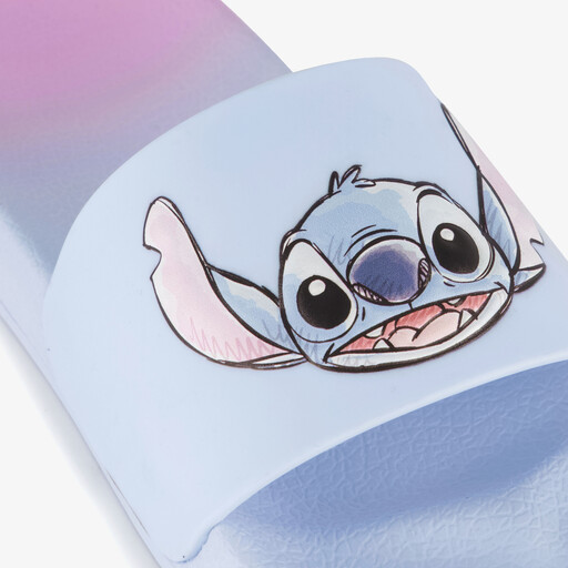 Kinder badslippers blauw roze