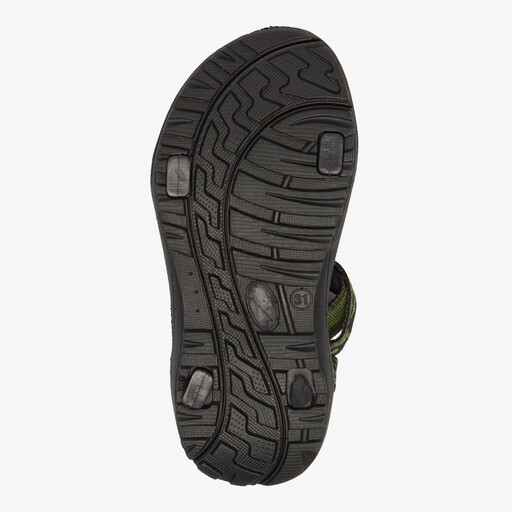 Jongens sandalen met camouflageprint zwart
