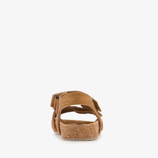 Leren jongens sandalen cognac