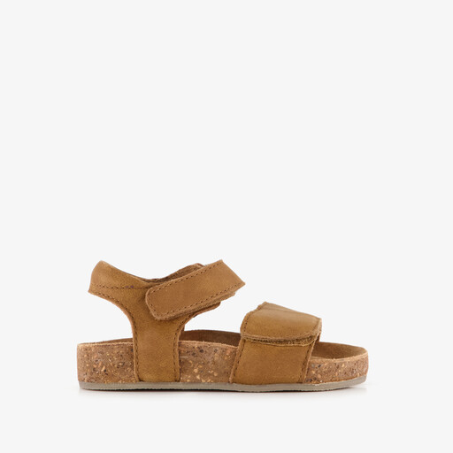 Leren jongens sandalen cognac