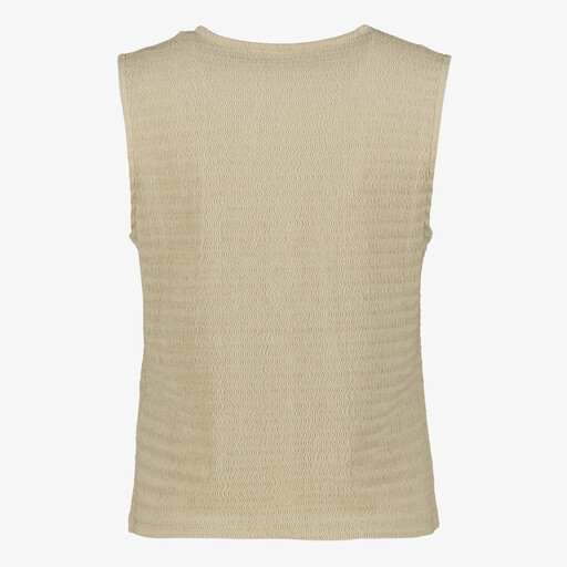 Dames gilet beige
