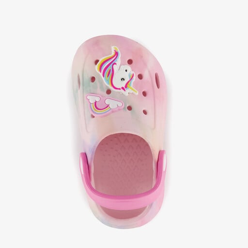 Kinder eenhoorn klompen roze