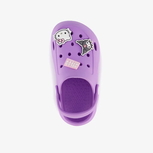 Kinder Hello Kitty klompen paars