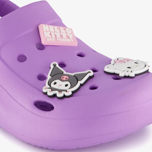 Kinder Hello Kitty klompen paars