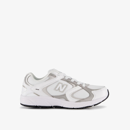 408 meisjes sneakers wit grijs