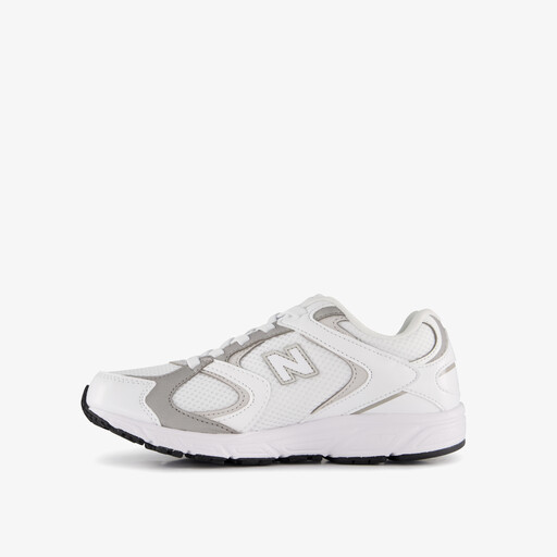 408 meisjes sneakers wit grijs