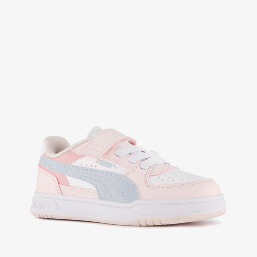 Caven III Block AC+ meisjes sneakers wit roze