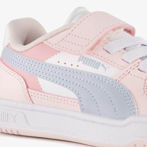 Caven III Block AC+ meisjes sneakers wit roze