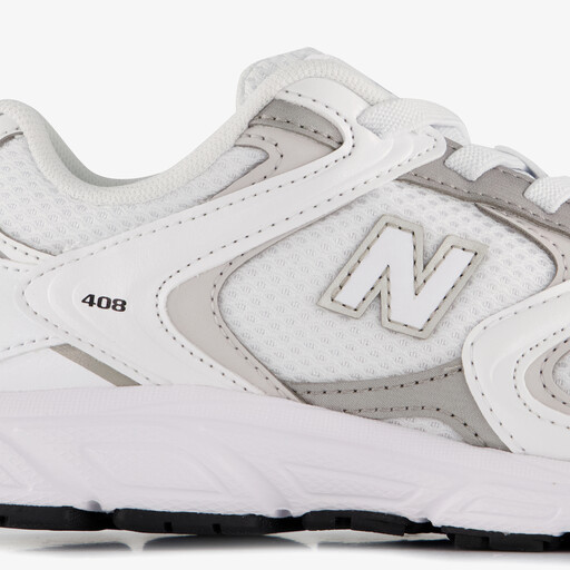 408 meisjes sneakers wit grijs