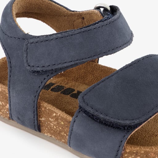 Leren jongens sandalen donkerblauw