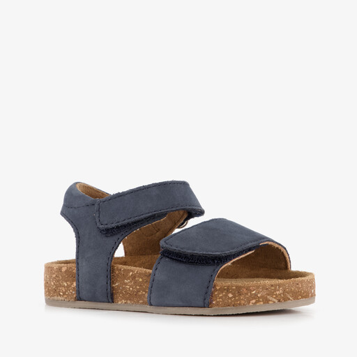 Leren jongens sandalen donkerblauw