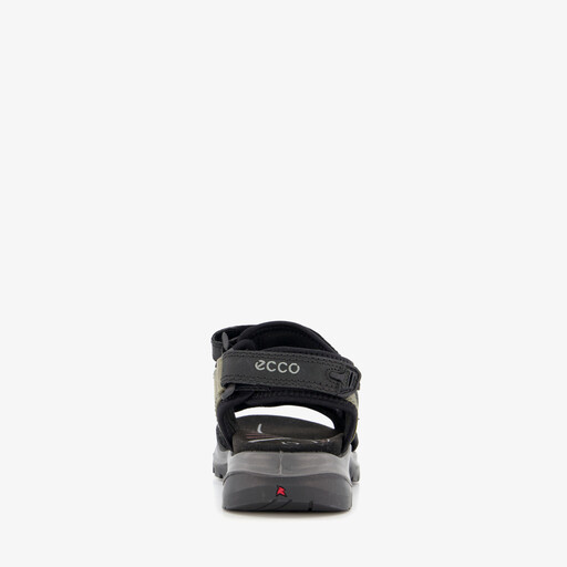 ECCO Onroads leren dames sandalen zwart groen