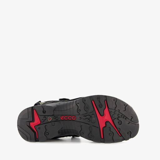 ECCO Onroads leren dames sandalen zwart groen