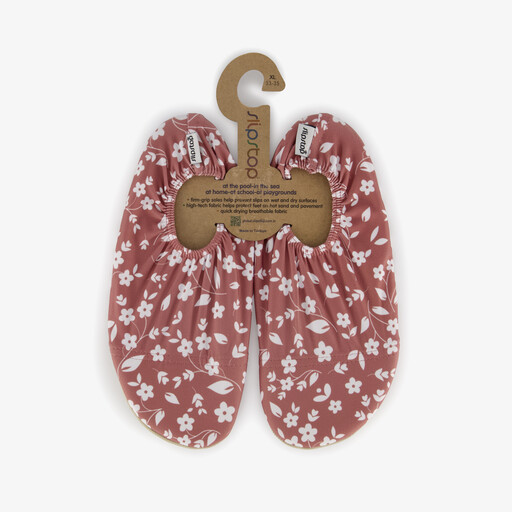 Stone Flower kinder schoenen met bloemen roze
