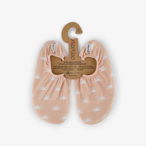 Kinder schoenen met madeliefjes lichtblauw