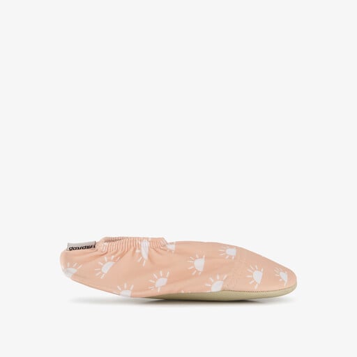 Kinder schoenen met madeliefjes lichtblauw