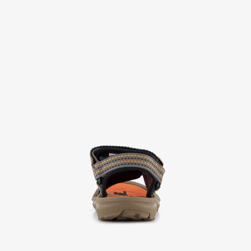 Jongens sandalen zwart oranje
