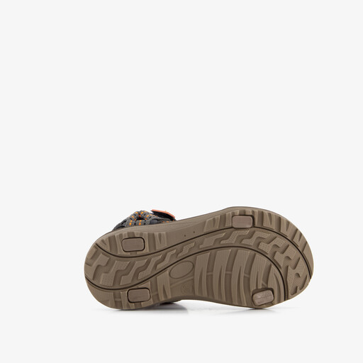 Jongens sandalen zwart oranje