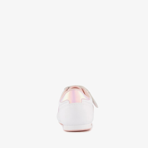 Meisjes sneakers wit lichtroze
