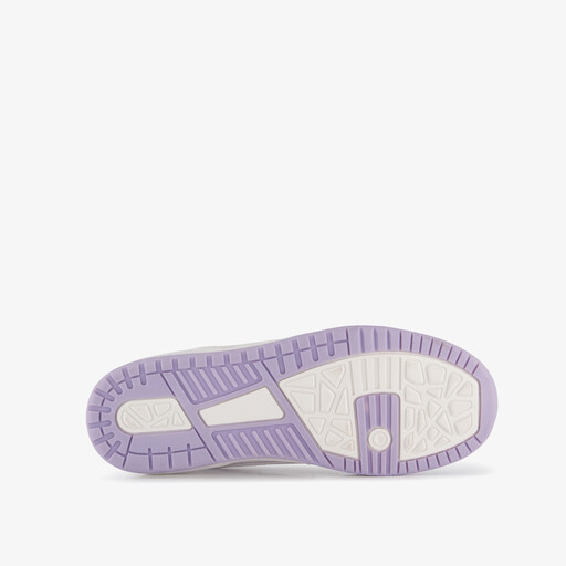 Meisjes sneakers wit pastel roze