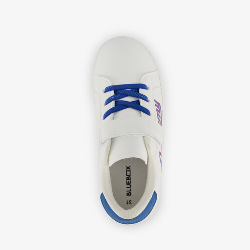 Jongens sneakers wit blauw