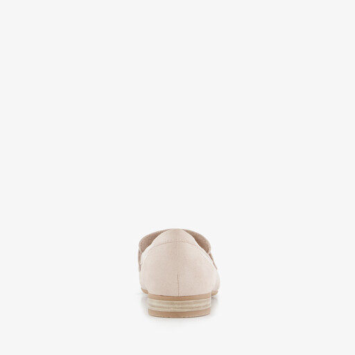 Dames loafers beige