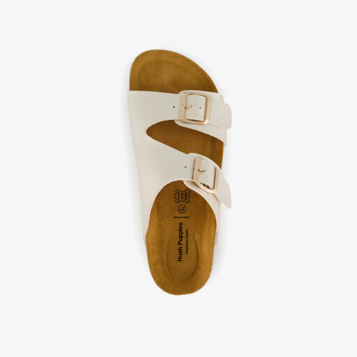 Dames bio slippers champagne goud