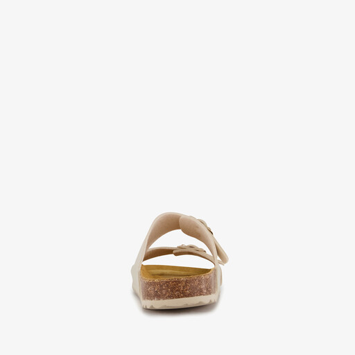 Dames bio slippers champagne goud