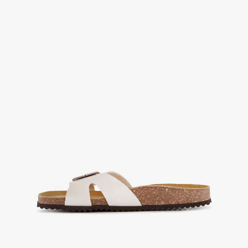 Dames bio slippers champagne goud