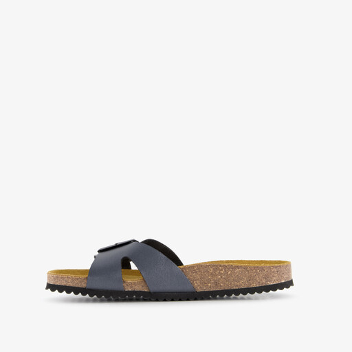 Dames bio slippers antraciet