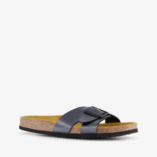 Dames bio slippers antraciet