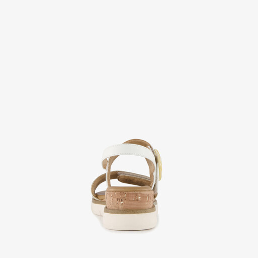 Dames sandalen wit champagne