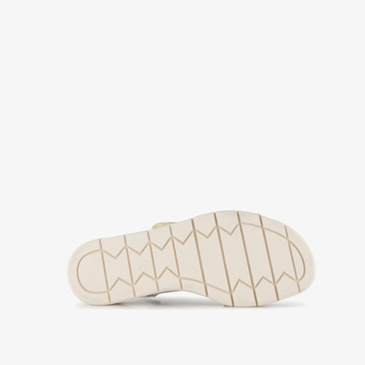 Dames sandalen wit champagne