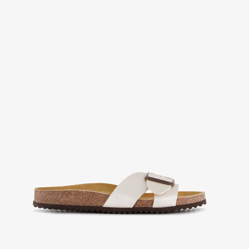 Dames bio slippers champagne goud